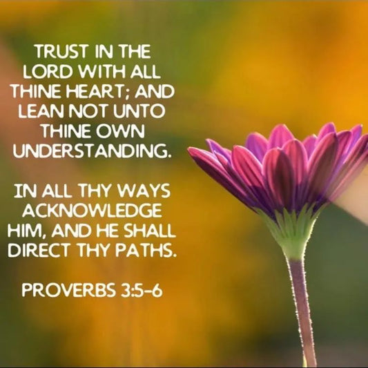 There is a fine line between trusting God and being apathetic