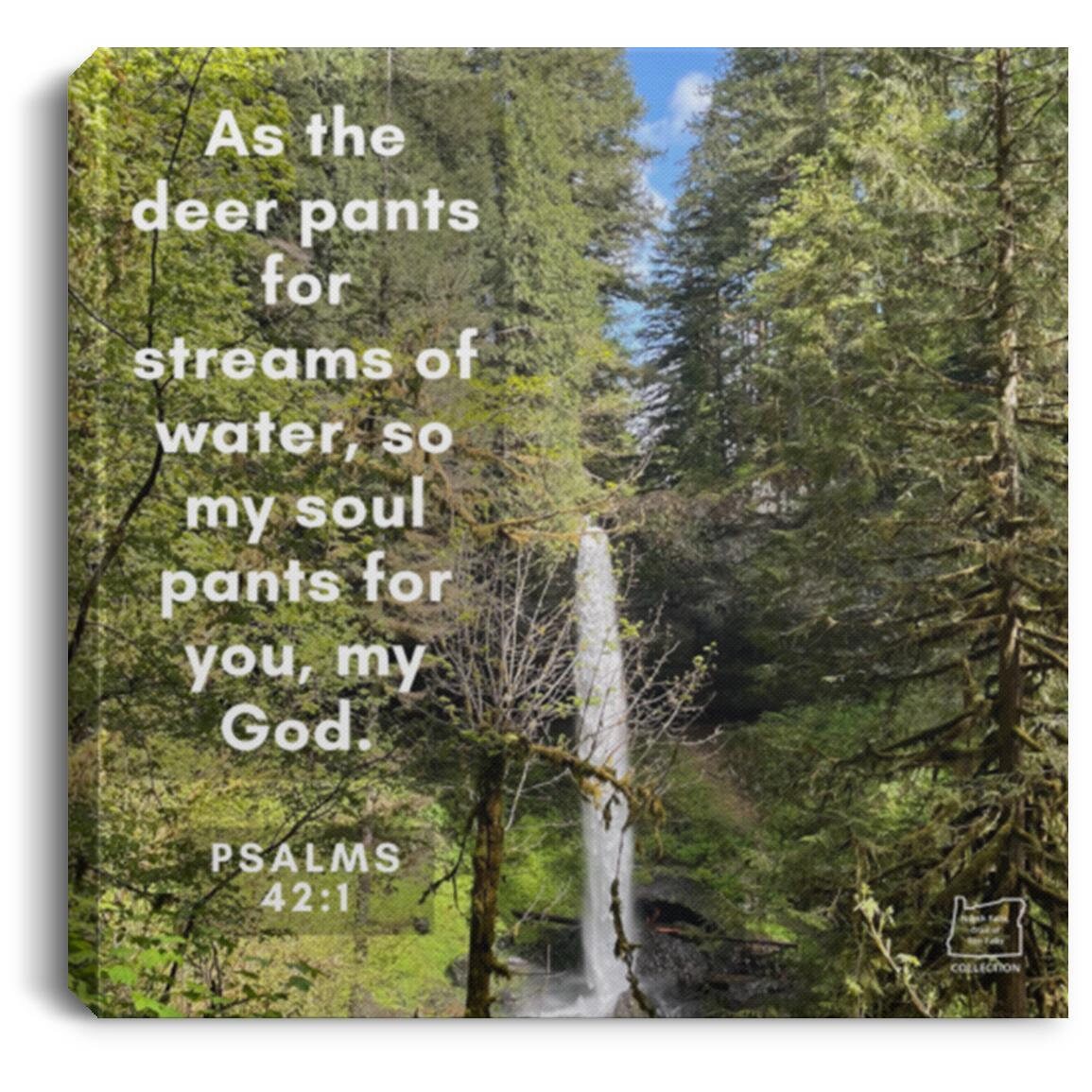 Scripture Office Canvas Wall Decor - Psalms42_1_NorthFalls-4