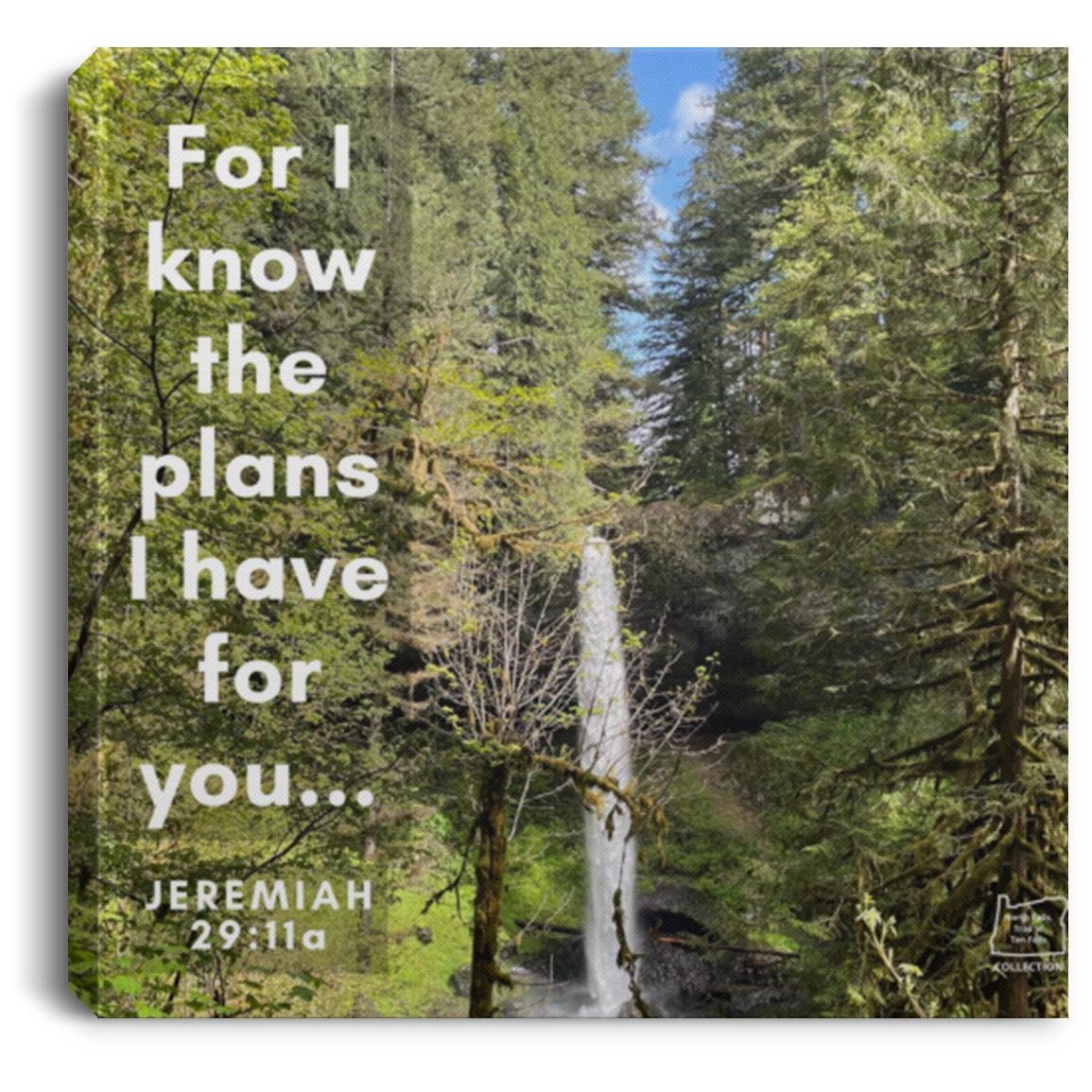Scripture Office Canvas Wall Decor - Jeremiah29_11_NorthFalls