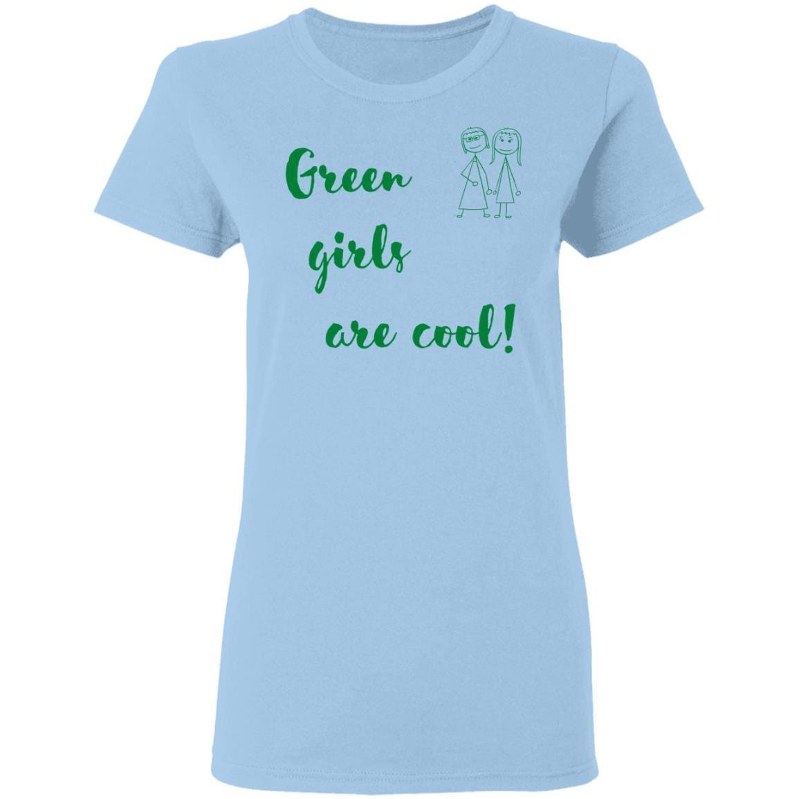 Green Girl Ladies' T-shirt (Green Font)