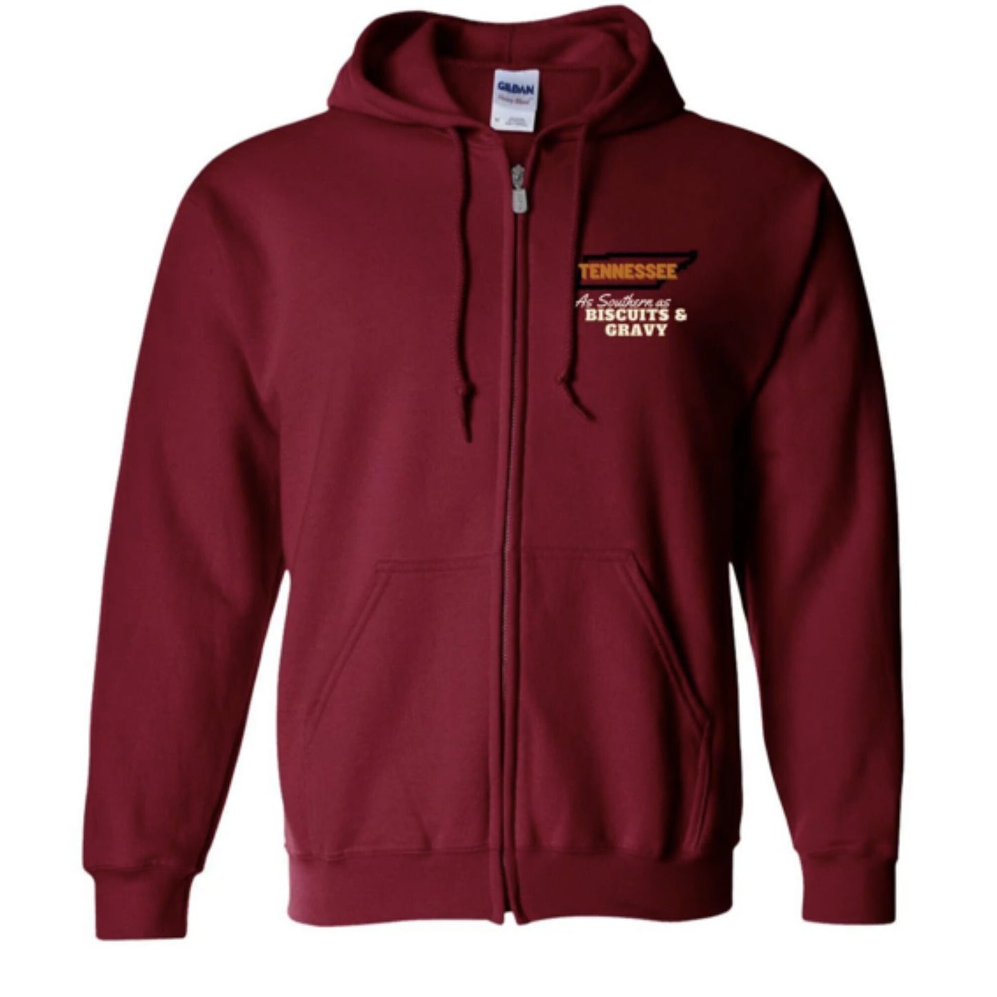 Tennessee Zip Up Hooded Sweatshirt | Tennessee Clothing | GIFTS FOR HIM or her