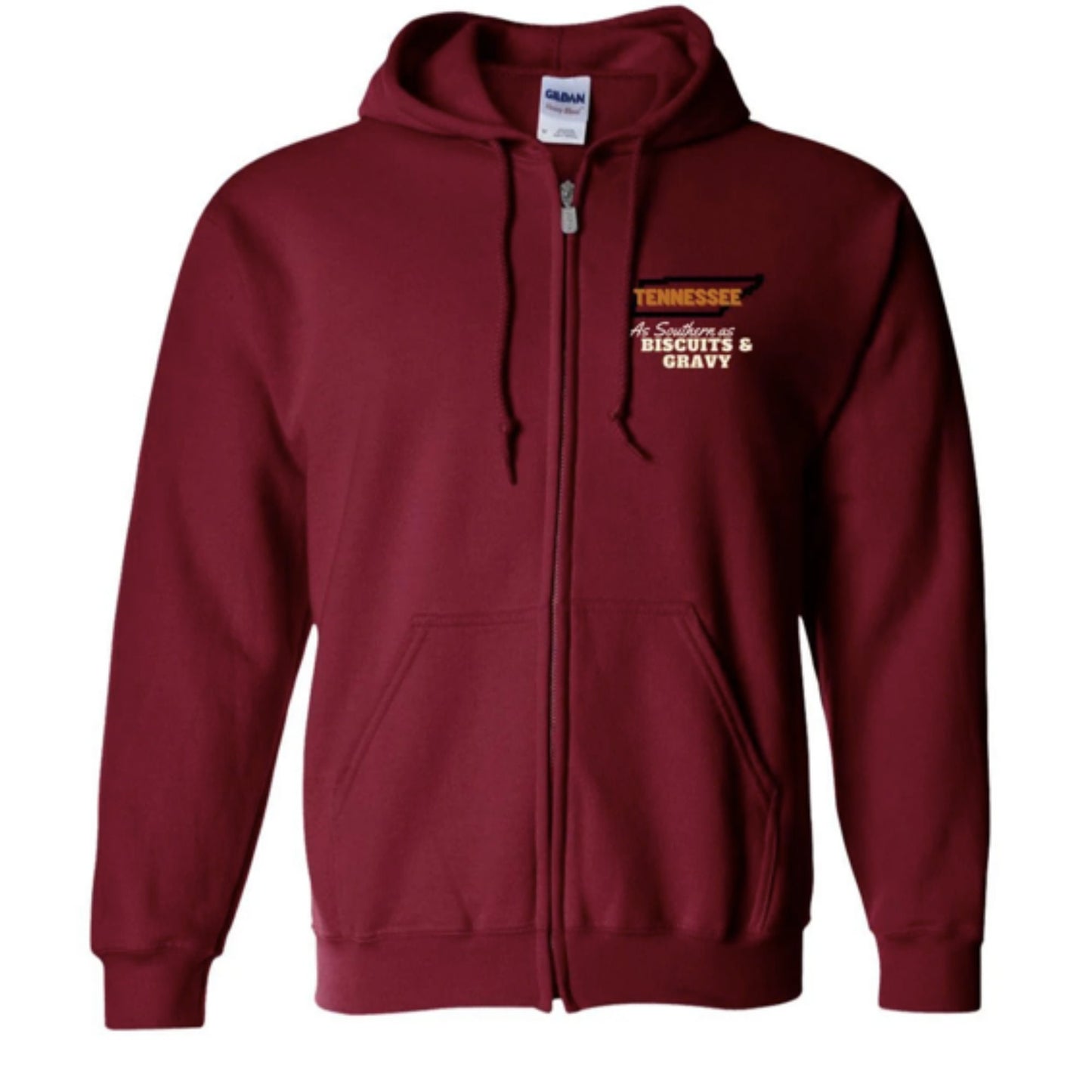 Tennessee Zip Up Hooded Sweatshirt | Tennessee Clothing | GIFTS FOR HIM or her