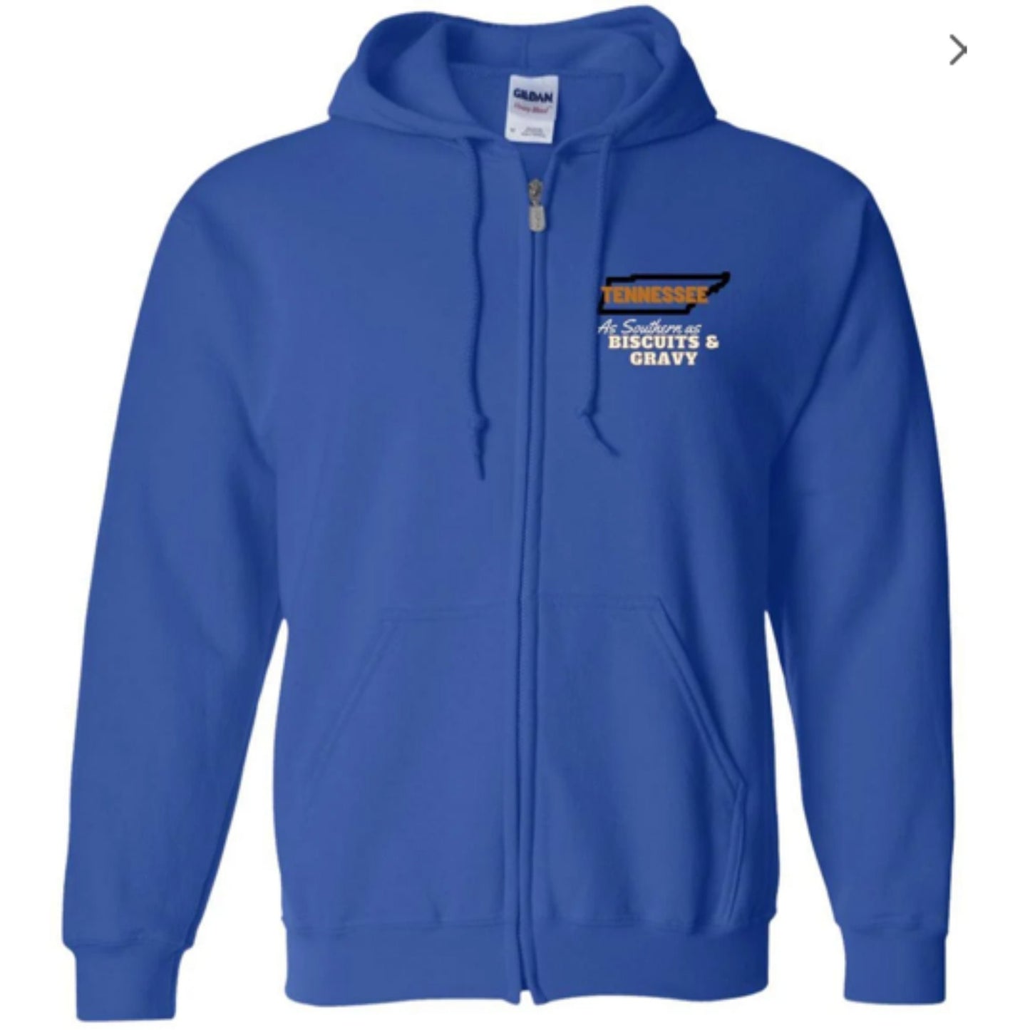 Tennessee Zip Up Hooded Sweatshirt | Tennessee Clothing | GIFTS FOR HIM or her