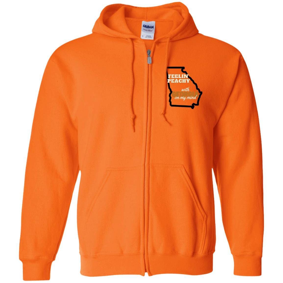 Georgia Zip Up Hooded Sweatshirt | Georgia Clothing | GIFTS FOR HIM or her