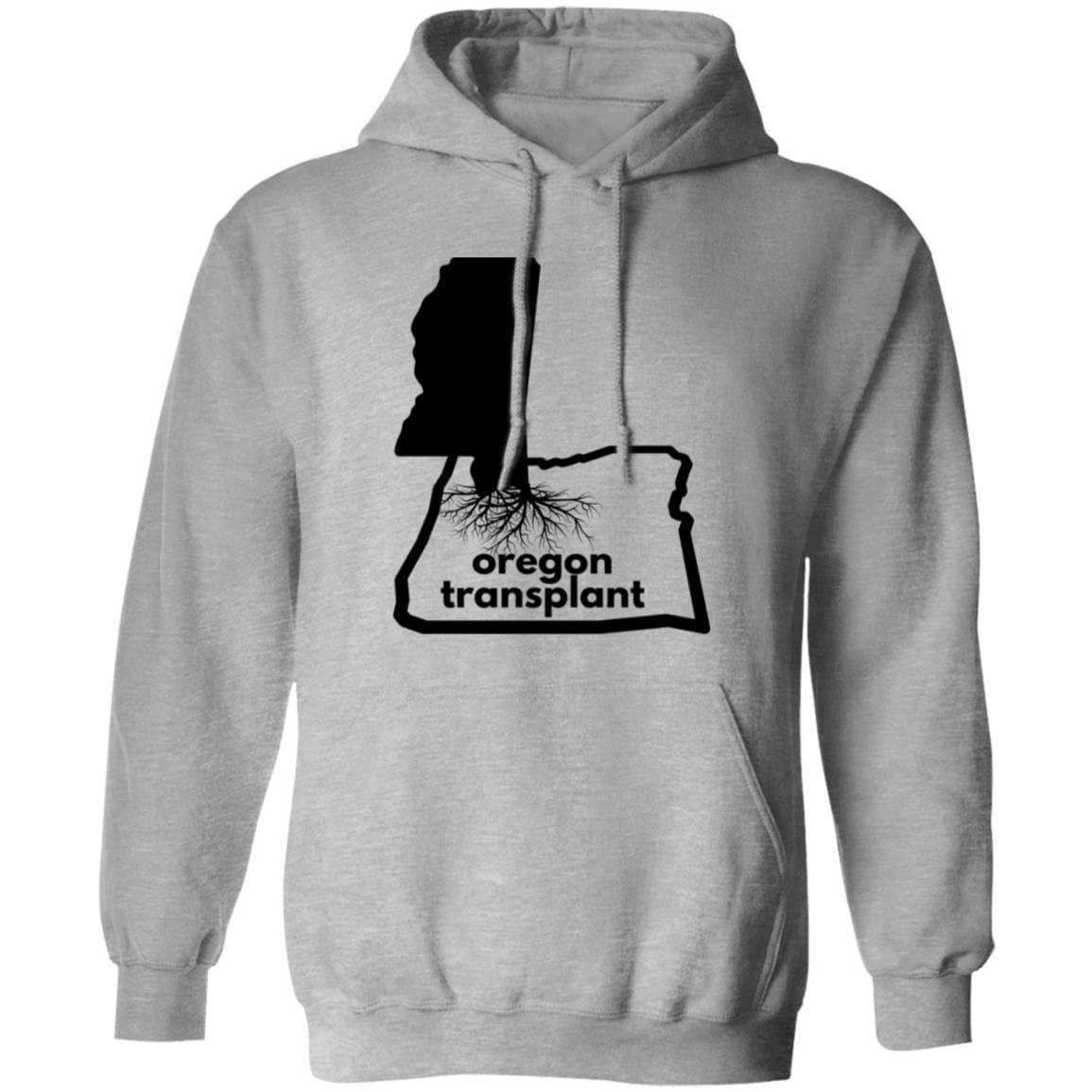 Oregon Transplant Pullover Hoodie, Customizable, for men or women, present for going away, retirement, housewarming, birthday, appreciation