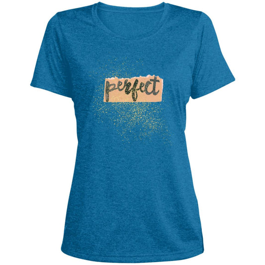 LST360 Ladies' Heather Scoop Neck Performance Tee