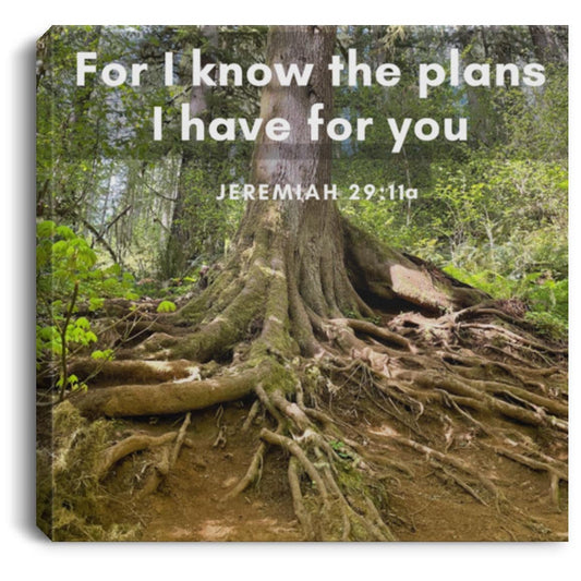 Scripture Square Canvas .75in Frame