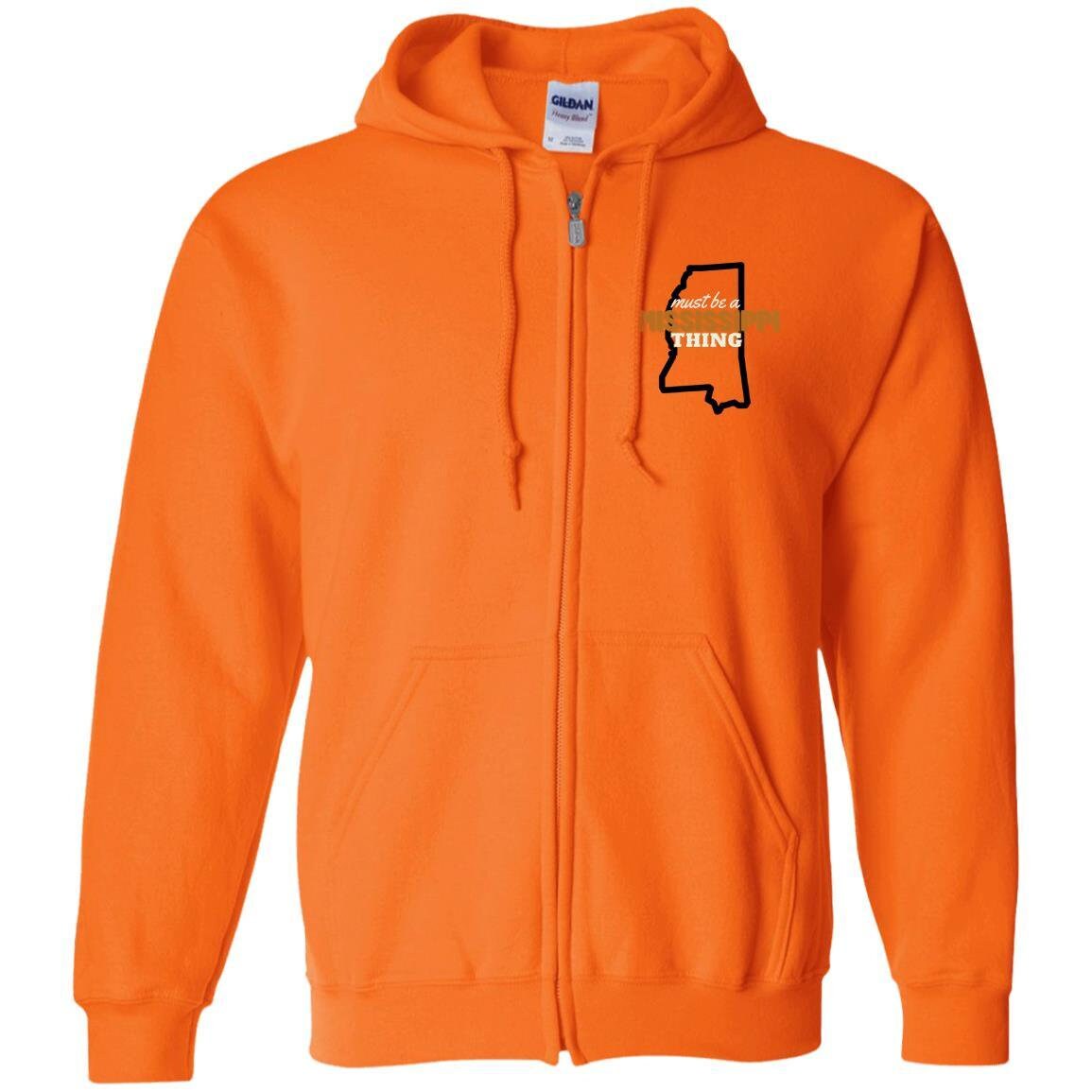Mississippi Zip Up Hooded Sweatshirt | Mississippi Clothing | GIFTS FOR HIM or her