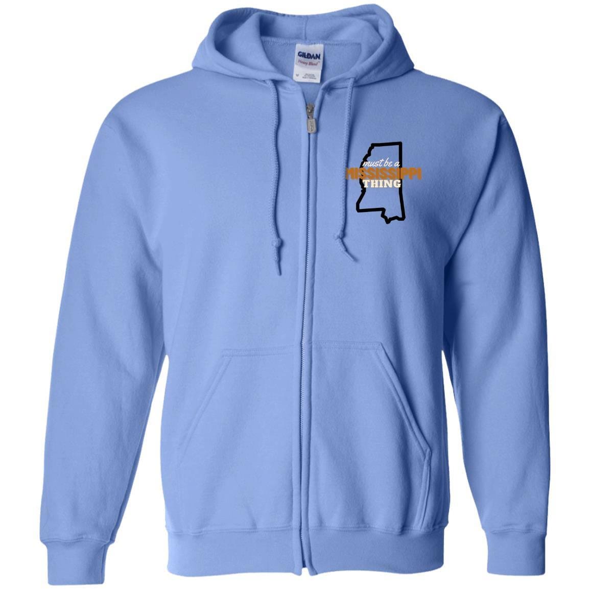 Mississippi Zip Up Hooded Sweatshirt | Mississippi Clothing | GIFTS FOR HIM or her