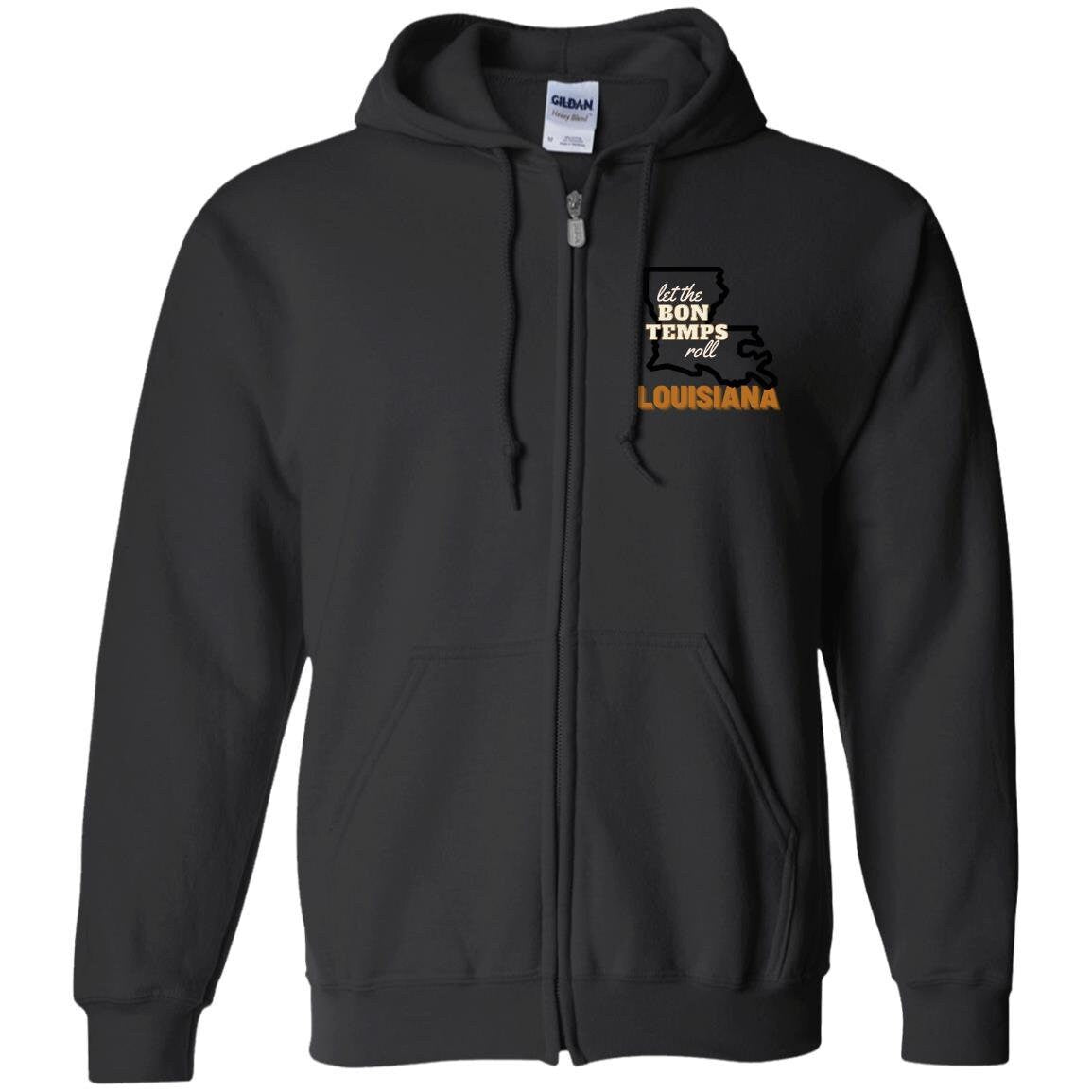Louisiana Zip Up Hooded Sweatshirt | Louisiana Clothing | GIFTS FOR HIM or her