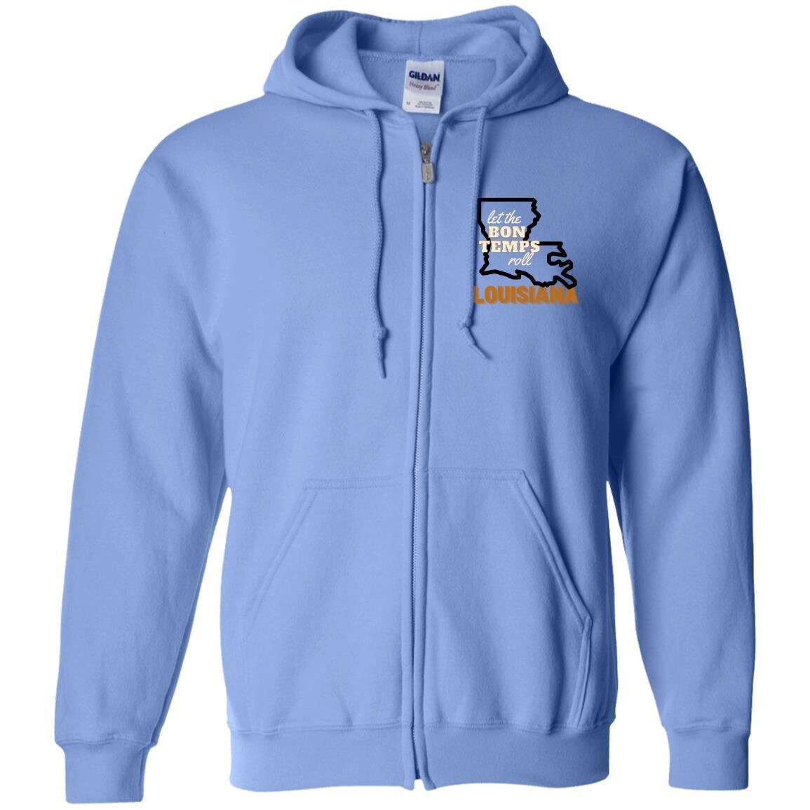 Louisiana Zip Up Hooded Sweatshirt | Louisiana Clothing | GIFTS FOR HIM or her