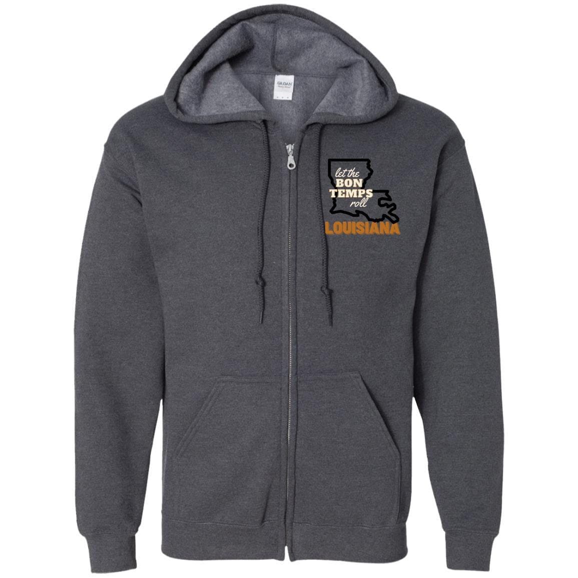 Louisiana Zip Up Hooded Sweatshirt | Louisiana Clothing | GIFTS FOR HIM or her