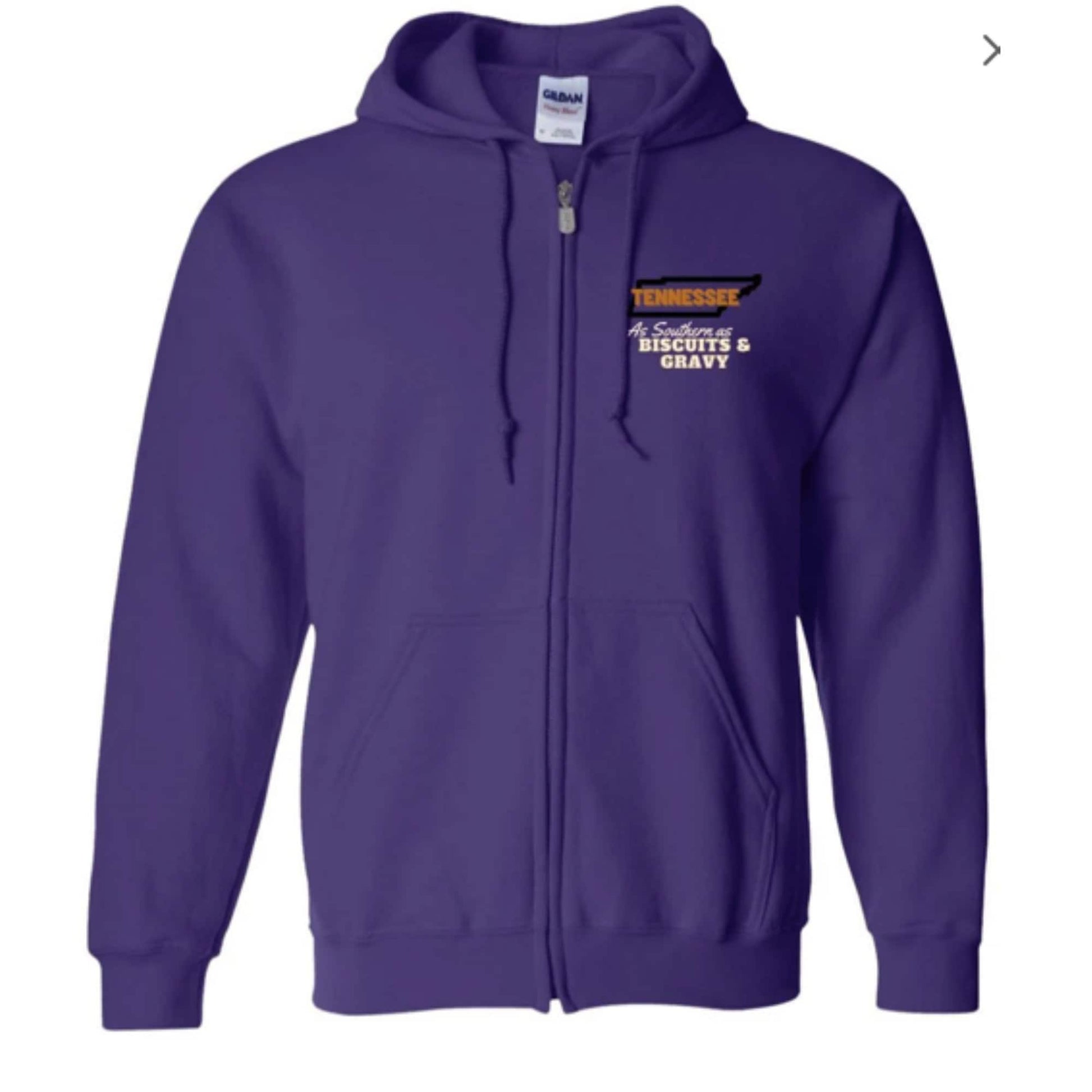 Tennessee Zip Up Hooded Sweatshirt | Tennessee Clothing | GIFTS FOR HIM or her