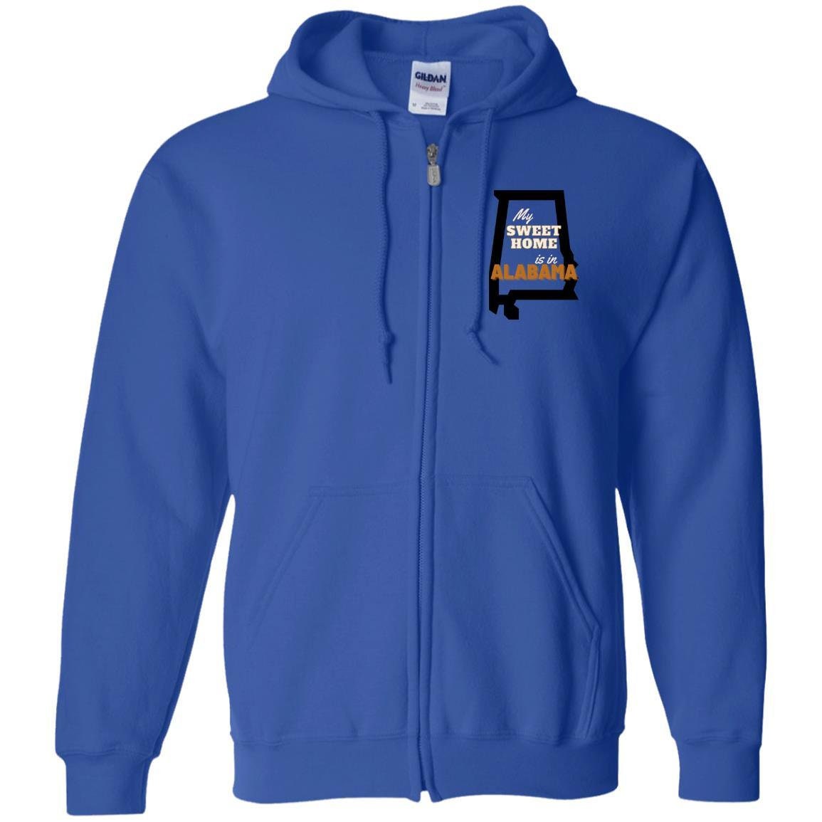 Alabama Zip Up Hooded Sweatshirt | Alabama Clothing | GIFTS FOR HIM or her