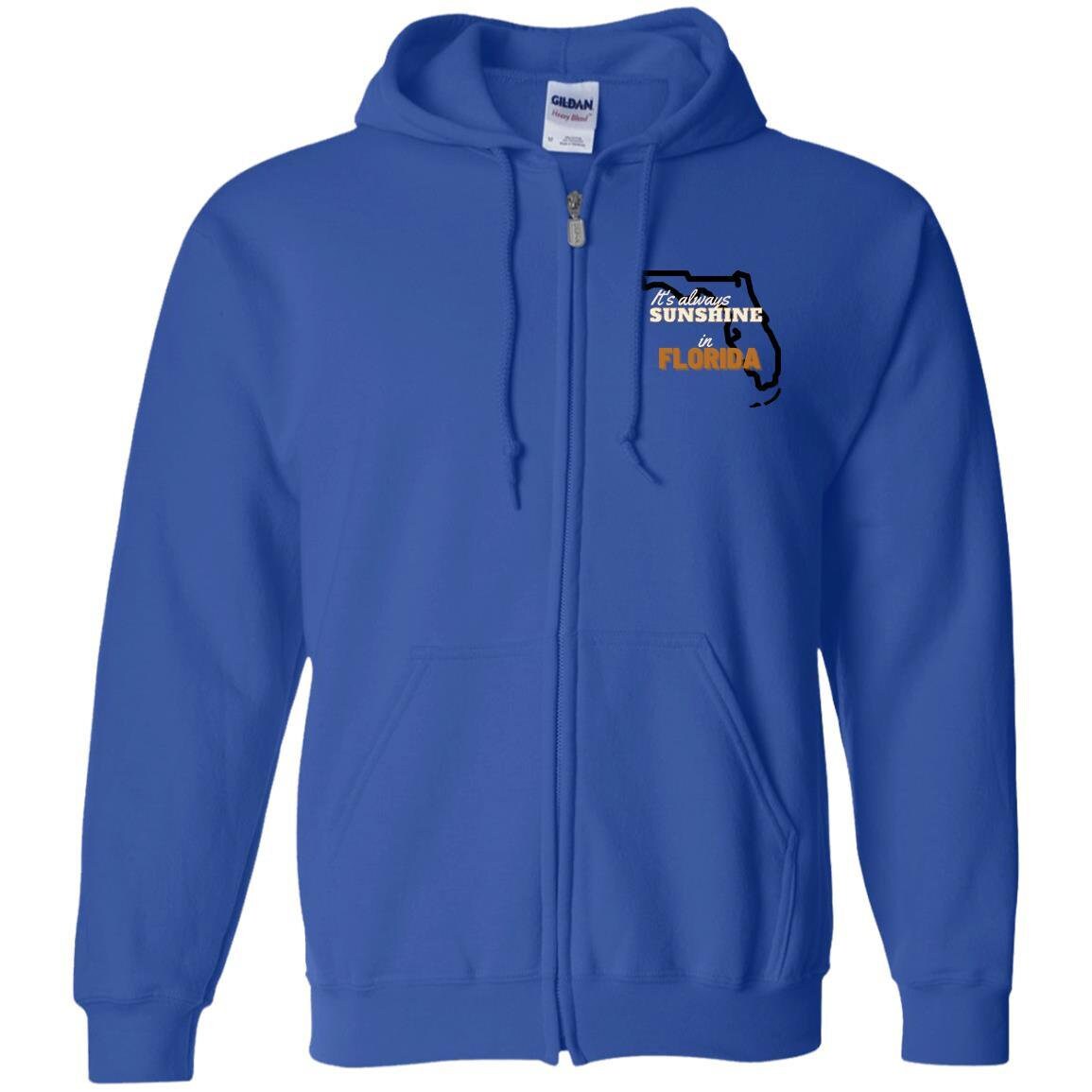 Florida Zip Up Hooded Sweatshirt | Florida Clothing | GIFTS FOR HIM or her