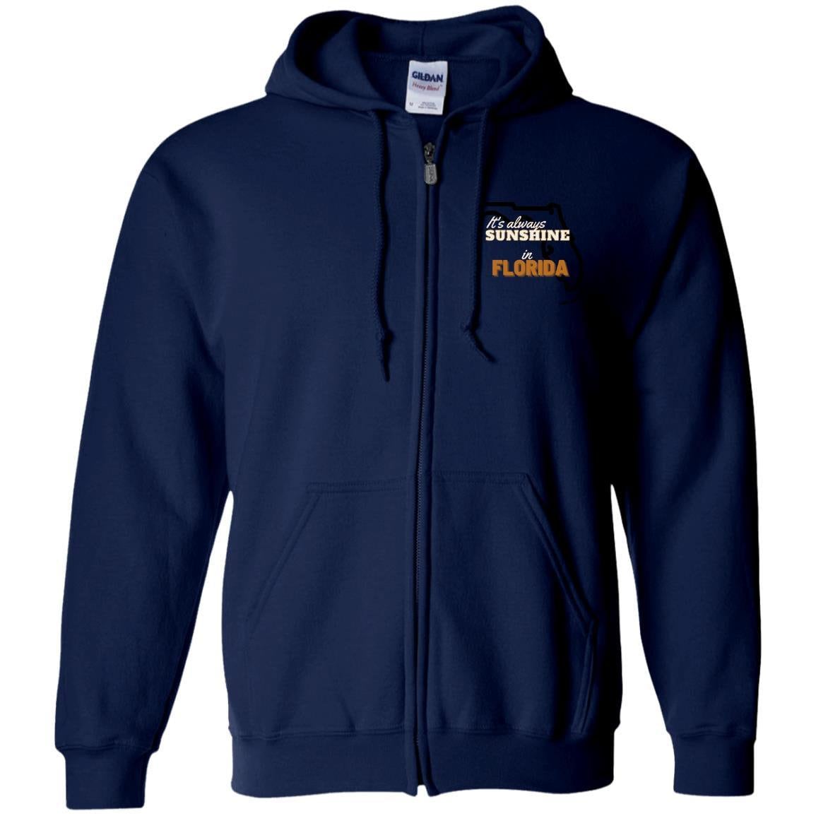Florida Zip Up Hooded Sweatshirt | Florida Clothing | GIFTS FOR HIM or her