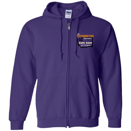 Washington State Zip Up Hooded Sweatshirt | Washington State Clothing | GIFTS FOR HIM or her