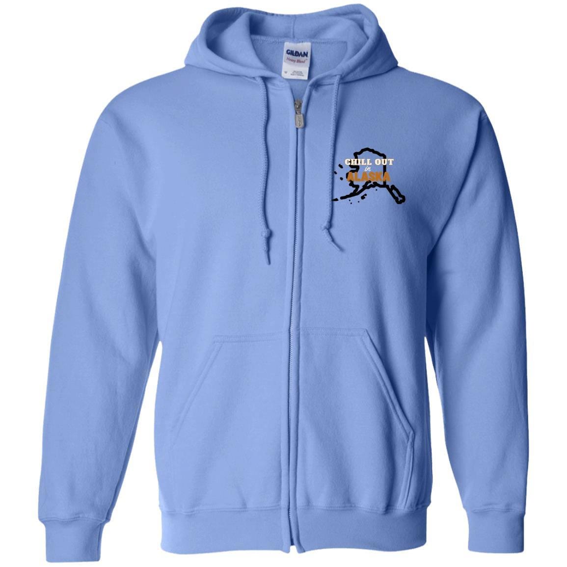 Alaska State Zip Up Hooded Sweatshirt | Alaska State Clothing | GIFTS FOR HIM or her