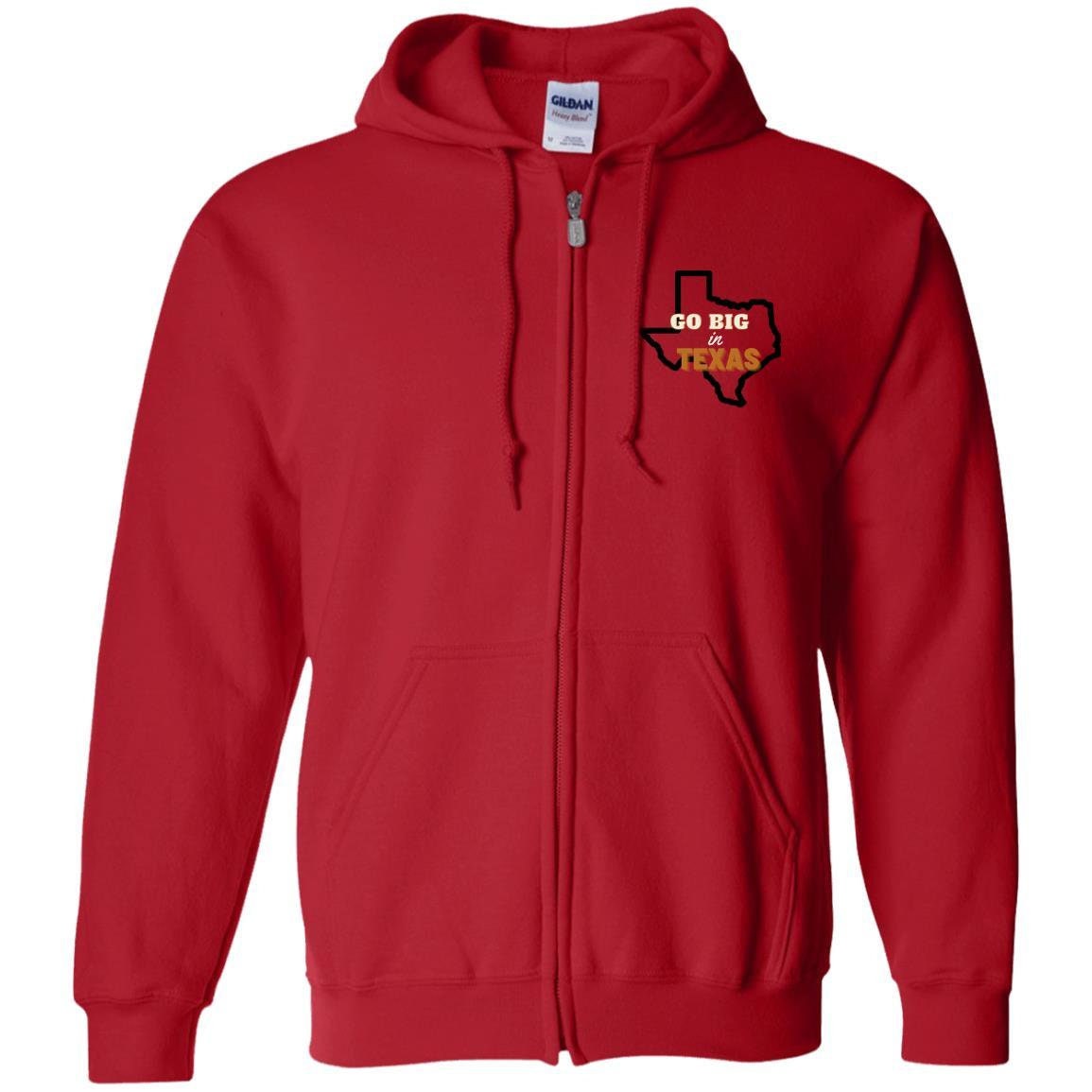 Texas State Zip Up Hooded Sweatshirt | Texas State Clothing | GIFTS FOR HIM or her