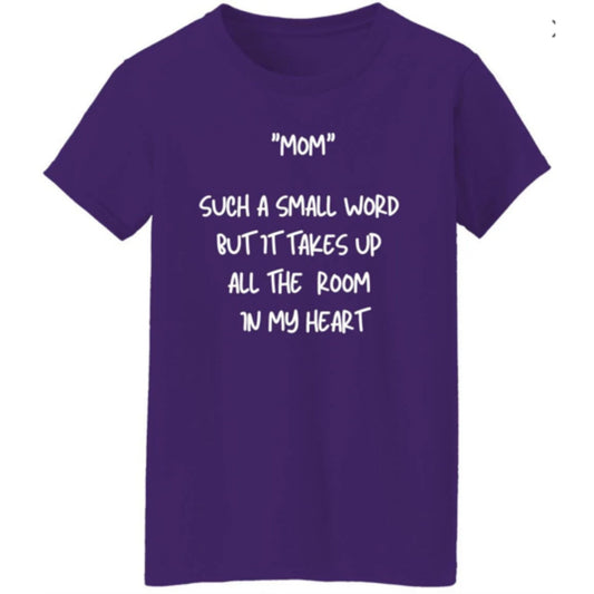 Sweet Tee Shirt for Mom - Mother's Day Shirt, Baby Shower Gift - Shirt for Pregnant Mom - Gift for Mom - Cotton Shirt Gift for Mother's Day
