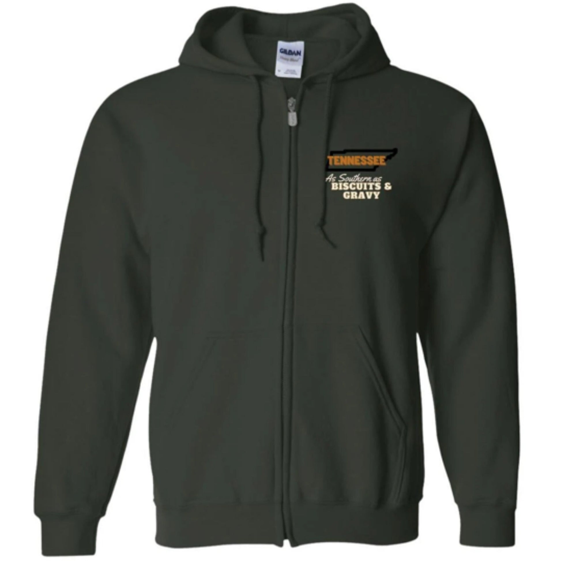 Tennessee Zip Up Hooded Sweatshirt | Tennessee Clothing | GIFTS FOR HIM or her