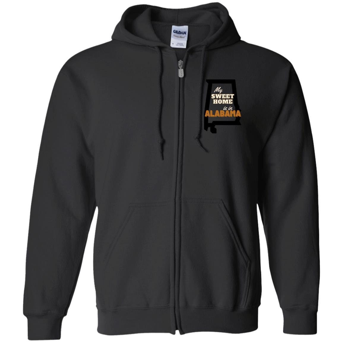 Alabama Zip Up Hooded Sweatshirt | Alabama Clothing | GIFTS FOR HIM or her