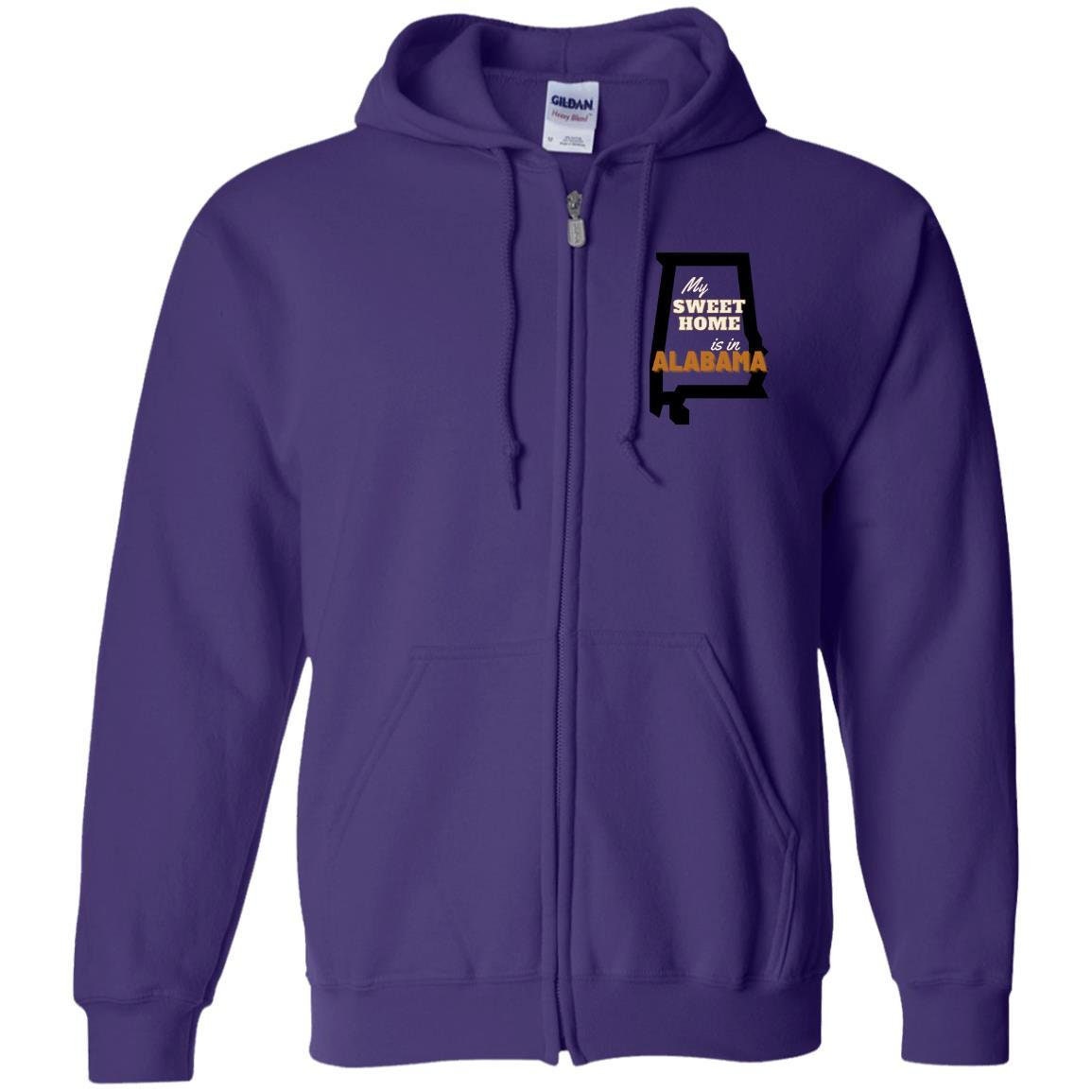 Alabama Zip Up Hooded Sweatshirt | Alabama Clothing | GIFTS FOR HIM or her
