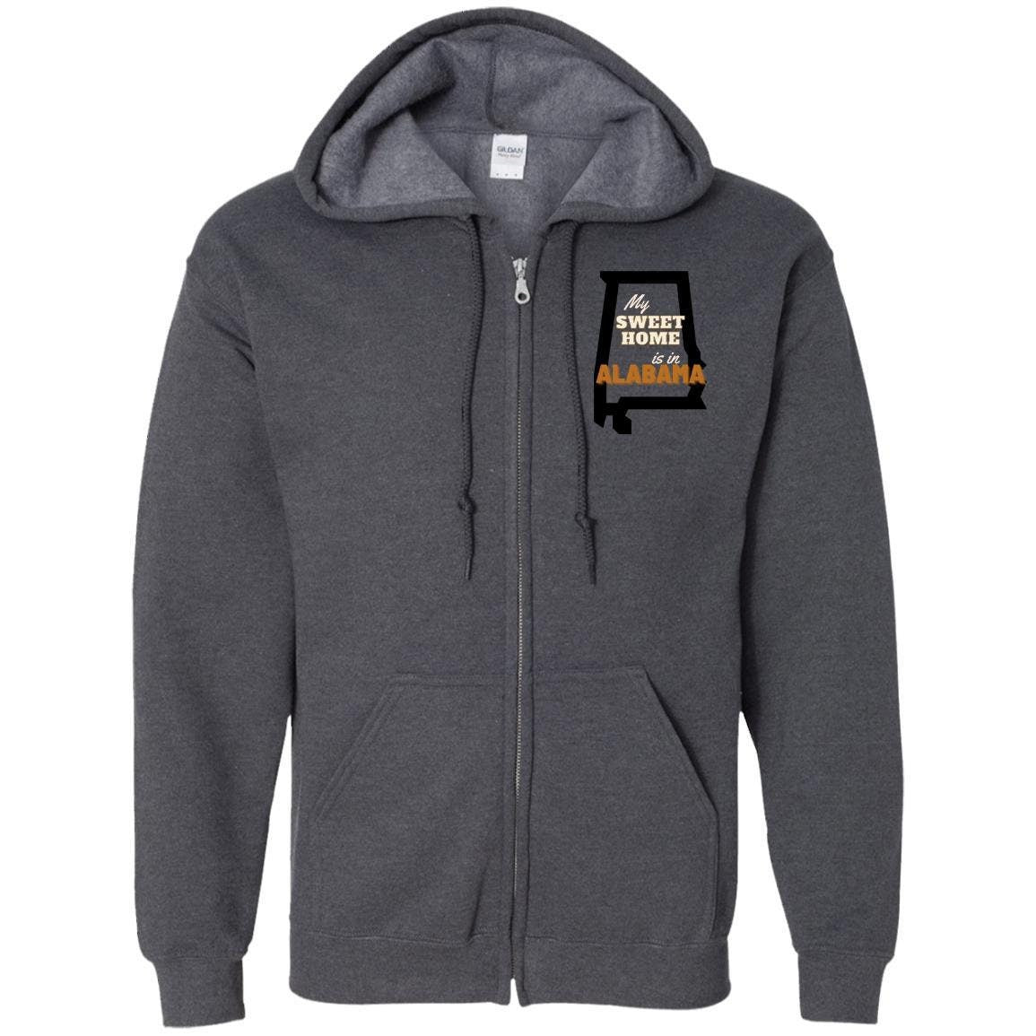 Alabama Zip Up Hooded Sweatshirt | Alabama Clothing | GIFTS FOR HIM or her