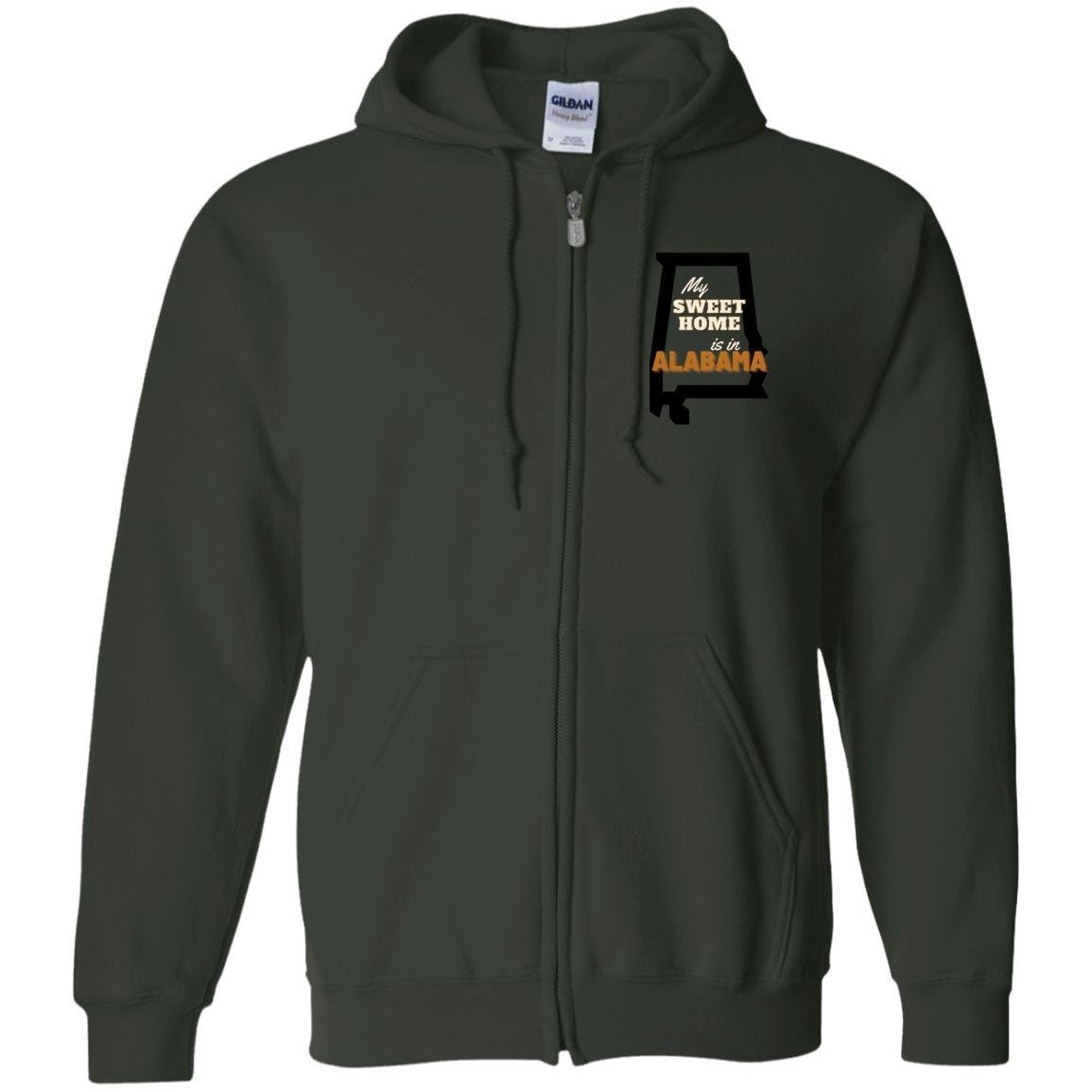Alabama Zip Up Hooded Sweatshirt | Alabama Clothing | GIFTS FOR HIM or her