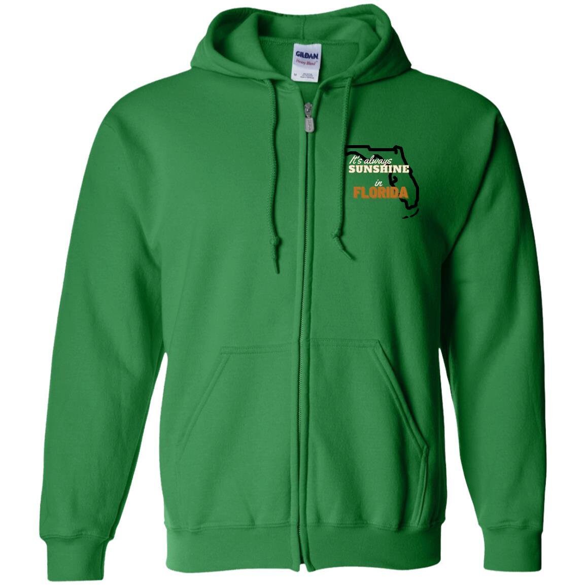 Florida Zip Up Hooded Sweatshirt | Florida Clothing | GIFTS FOR HIM or her