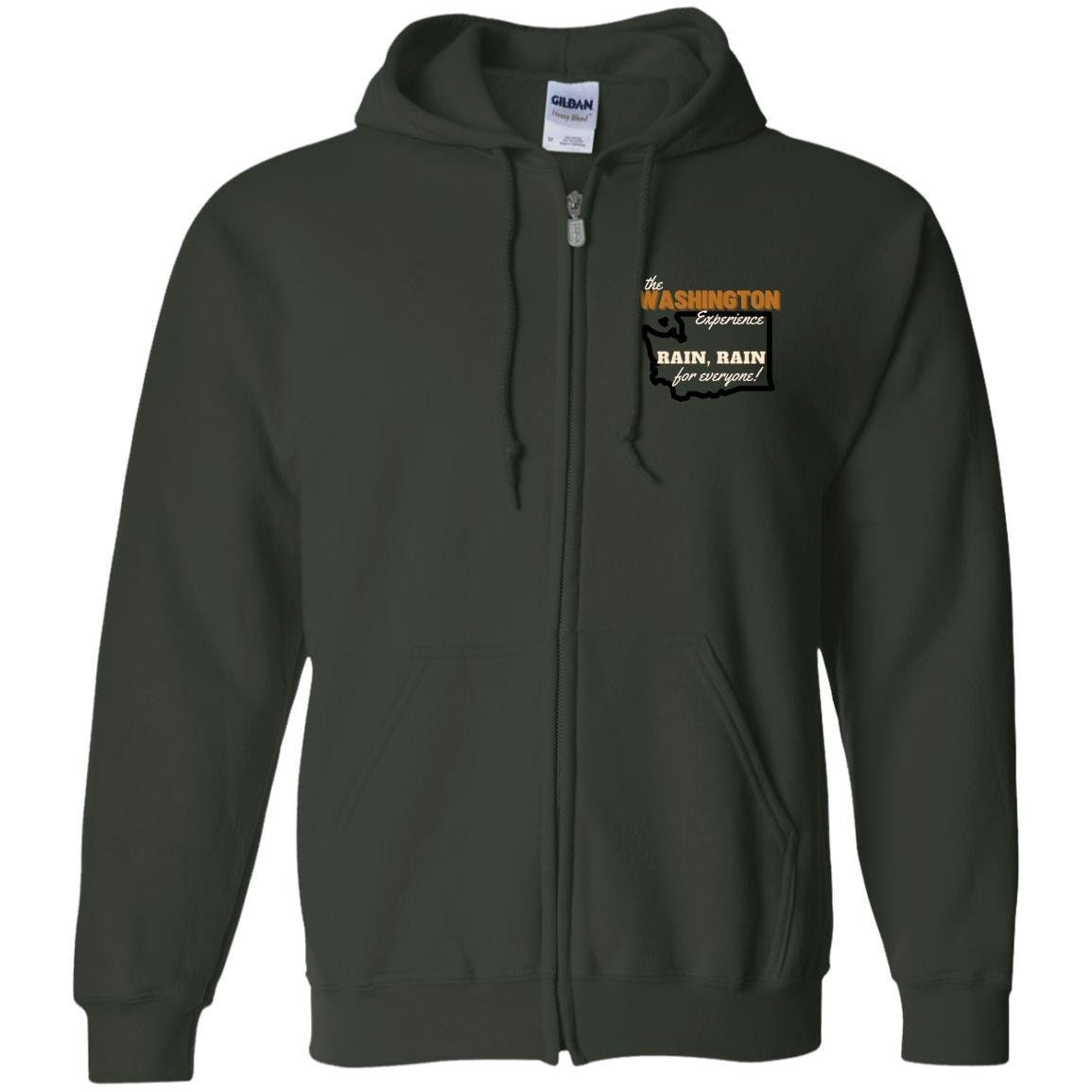 Washington State Zip Up Hooded Sweatshirt | Washington State Clothing | GIFTS FOR HIM or her