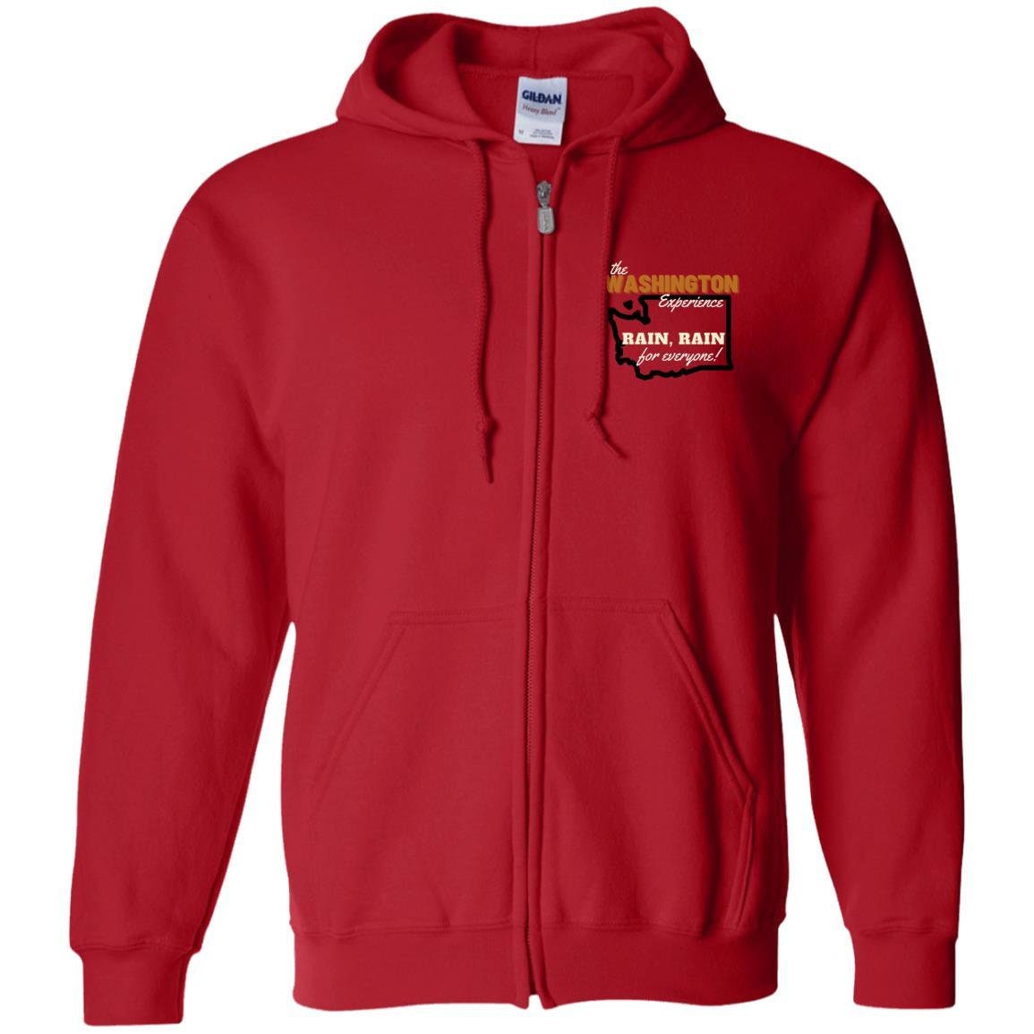Washington State Zip Up Hooded Sweatshirt | Washington State Clothing | GIFTS FOR HIM or her