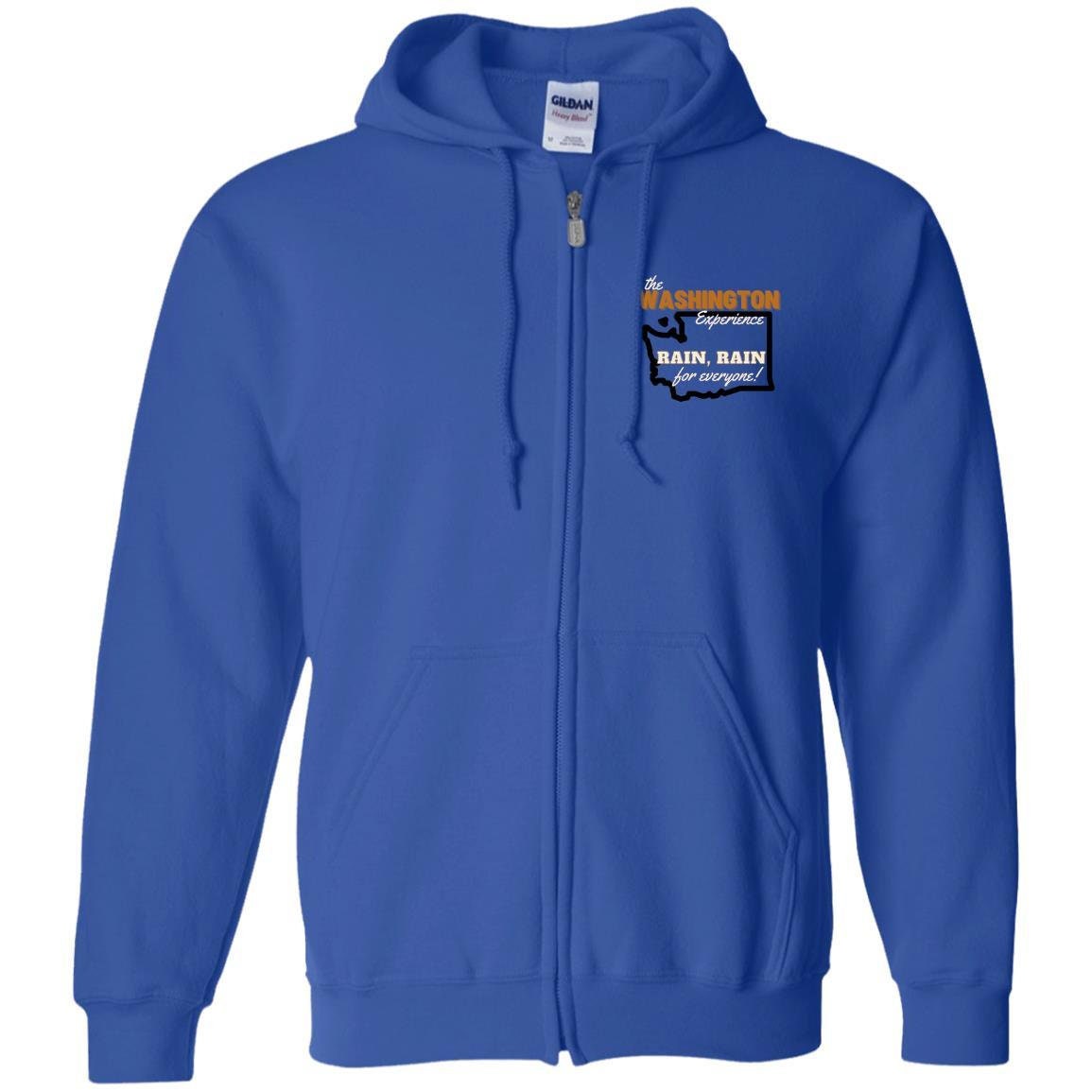 Washington State Zip Up Hooded Sweatshirt | Washington State Clothing | GIFTS FOR HIM or her