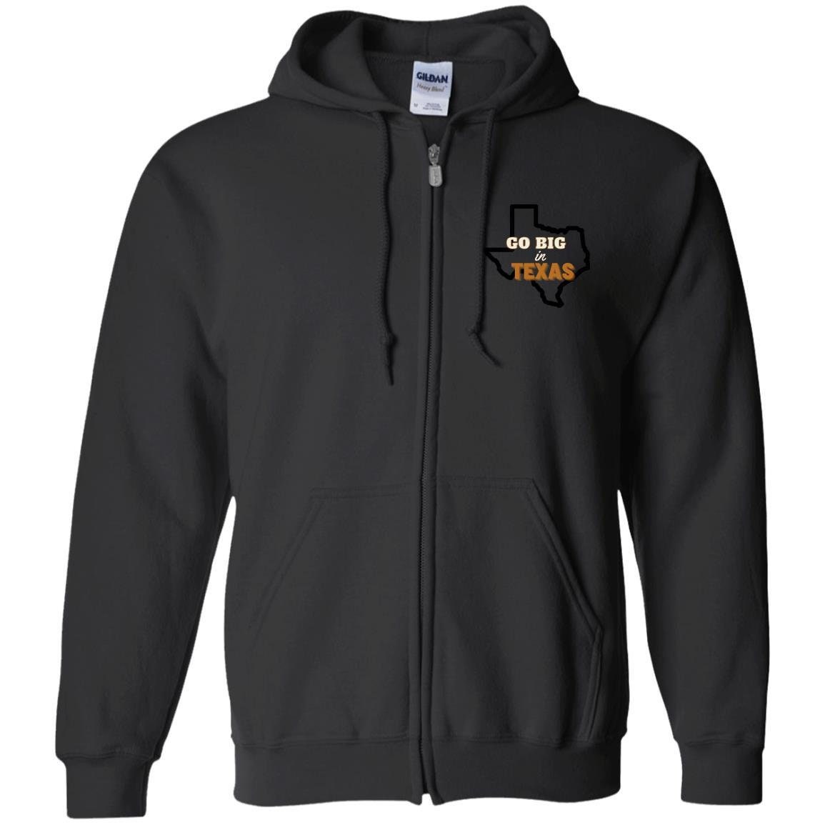 Texas State Zip Up Hooded Sweatshirt | Texas State Clothing | GIFTS FOR HIM or her