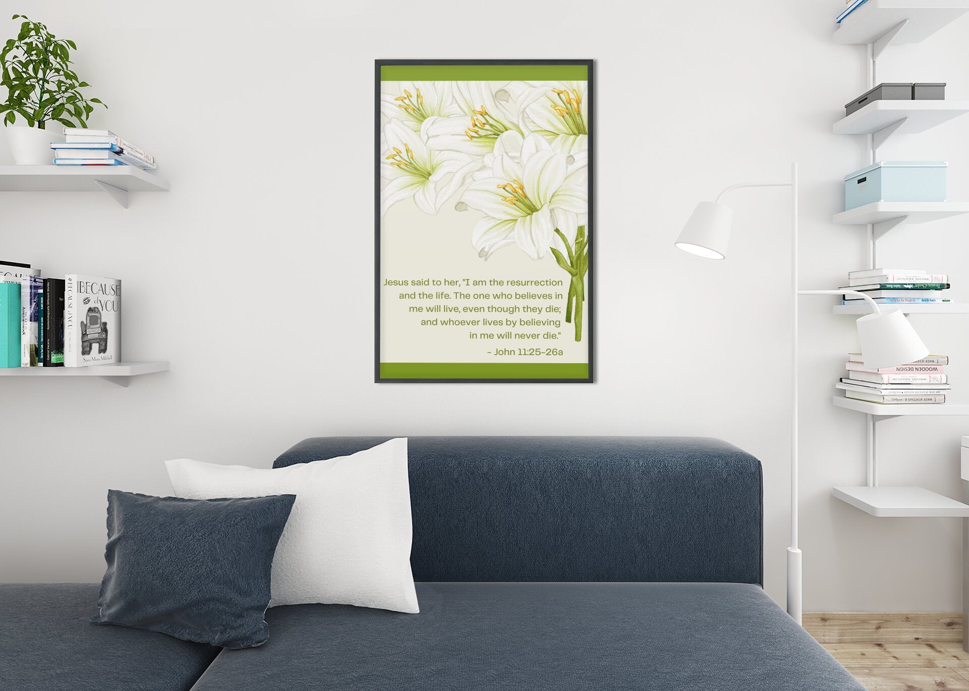 Easter Wall Decor Print - frame not included