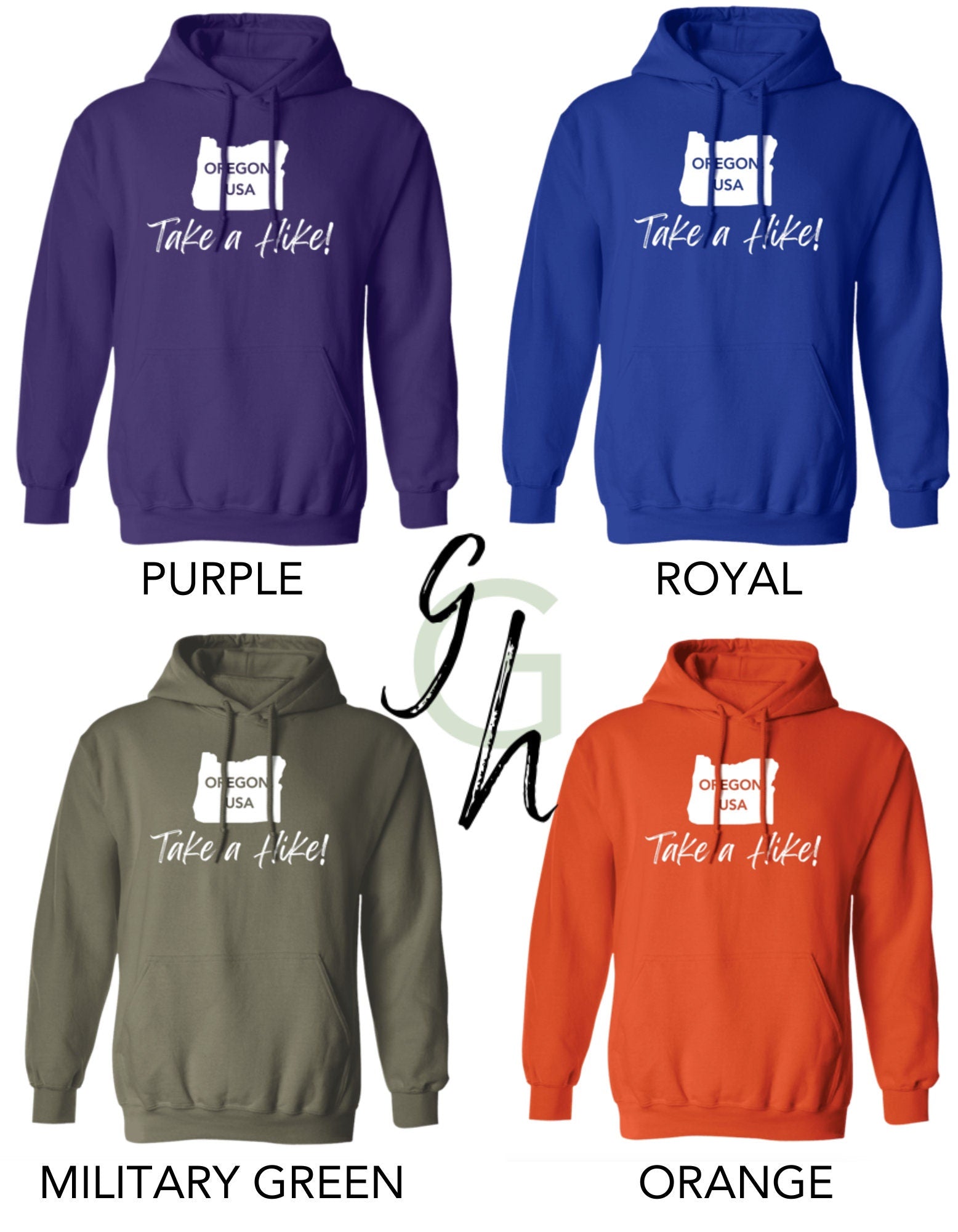 OREGON SOUVENIR HOODIE | sweatshirt for Ladies/Men | Perfect Christmas Present for Hikers, Outdoor Enthusiasts, Nature Lovers, Backpackers
