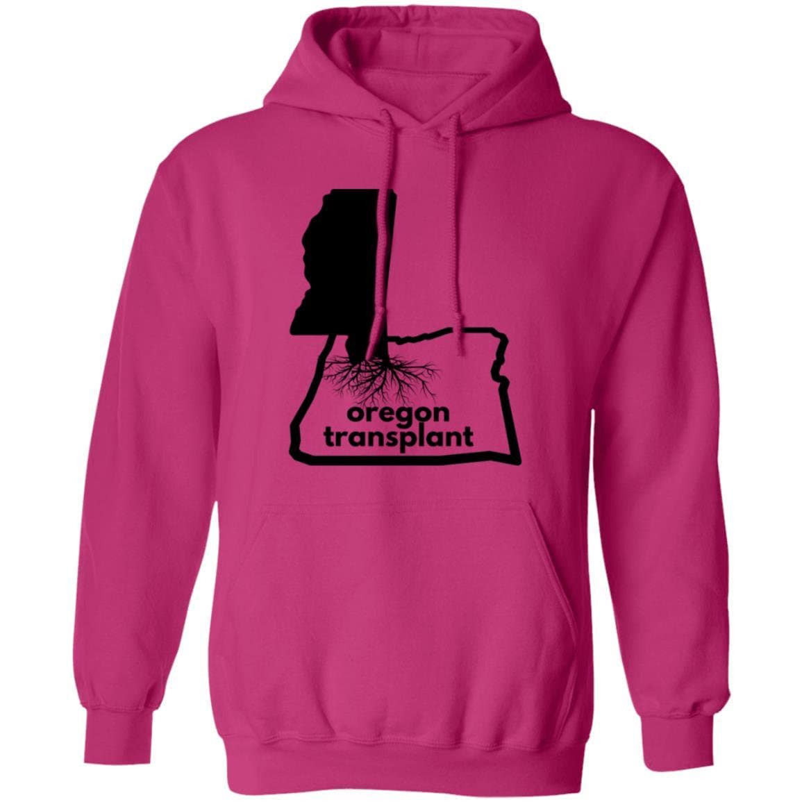 Oregon Transplant Pullover Hoodie, Customizable, for men or women, present for going away, retirement, housewarming, birthday, appreciation